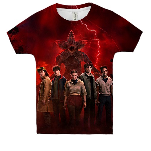 Дитяча 3D футболка Stranger Things