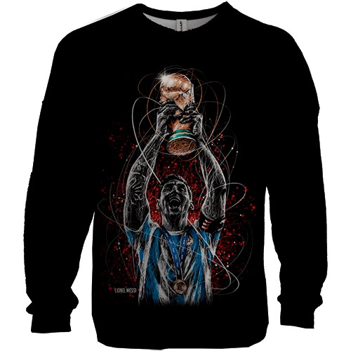 3D свитшот Lionel Messi World Cup