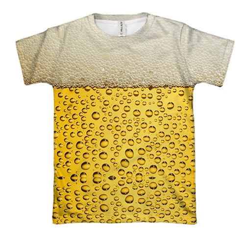 3D футболка "Бокал пива" 3D футболка "Бокал пива"