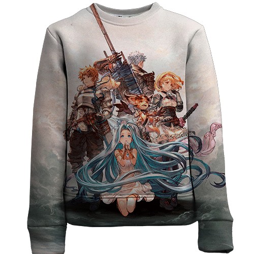 Дитячий 3D світшот Granblue Fantasy Relink