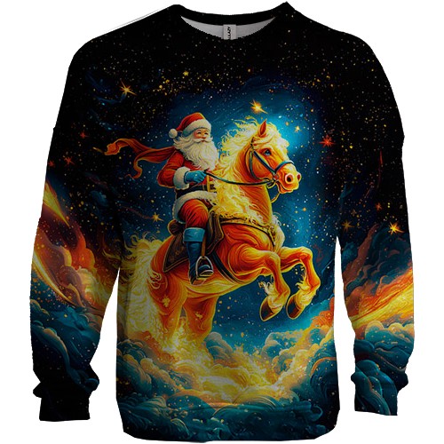 3D світшот Санта на коні