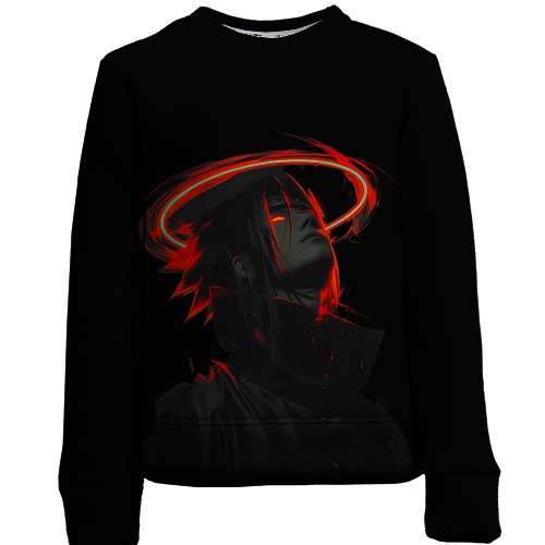 Дитячий 3D світшот Sasuke Uchiha dark