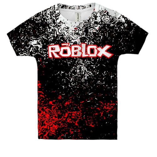 Детская 3D футболка Roblox, game logo