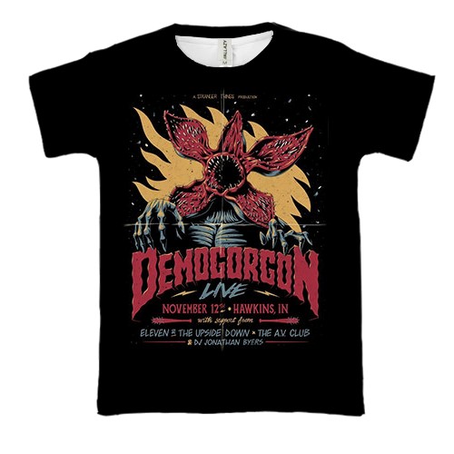 3D футболка Stranger Things Demogorgon