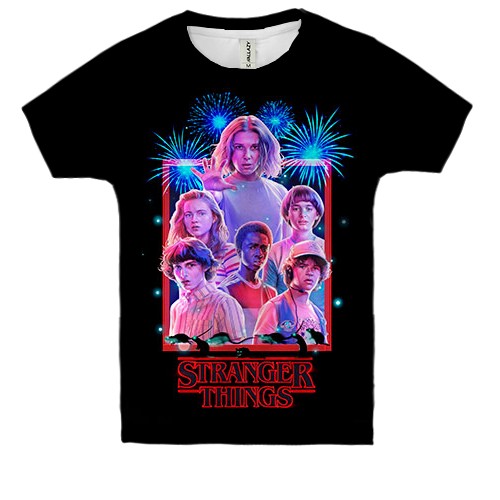 Дитяча 3D футболка Stranger Things 80-ті