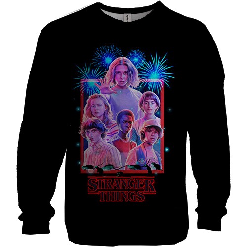 3D свитшот Stranger Things 80-е