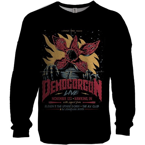 3D свитшот Stranger Things Demogorgon