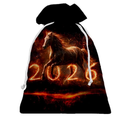 3D Подарунковий мішечок Рік Коня, 2026
