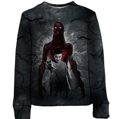 Дитячий 3D світшот Eleven vs Vecna Stranger Things