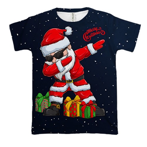 3D футболка «SANTA DABBING»