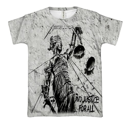 3D футболка Metallica - And Justice for All