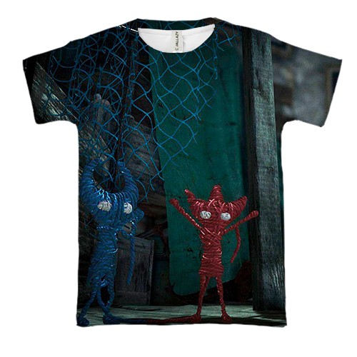3D футболка Unravel Two - Blue and Red