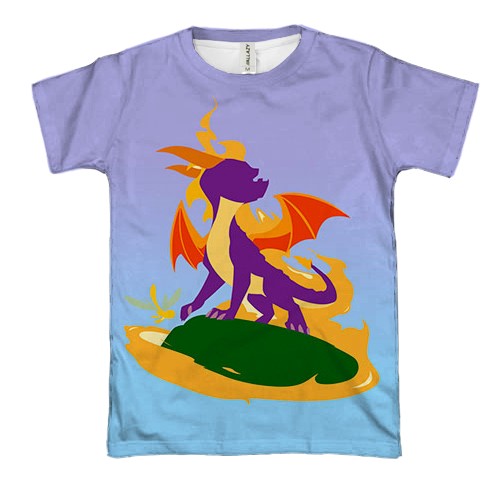 3D футболка Spyro the Dragon