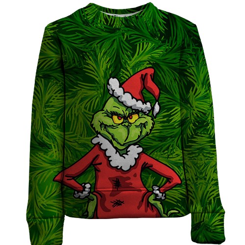 Дитячий 3D світшот Grinch