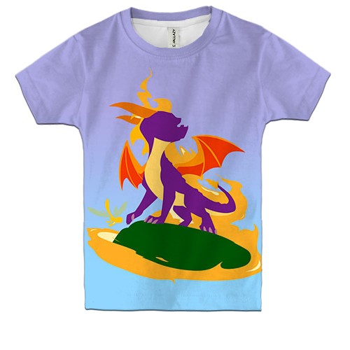 Детская 3D футболка Spyro the Dragon