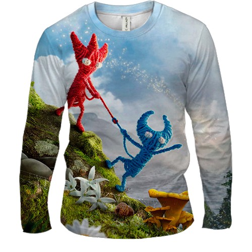 Мужской 3D лонгслив Unravel Two