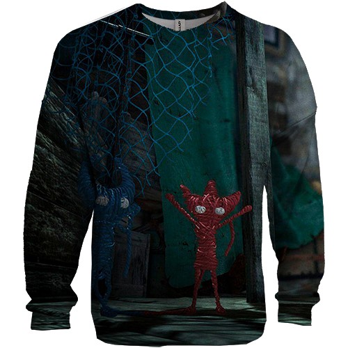 3D світшот Unravel Two - Blue and Red