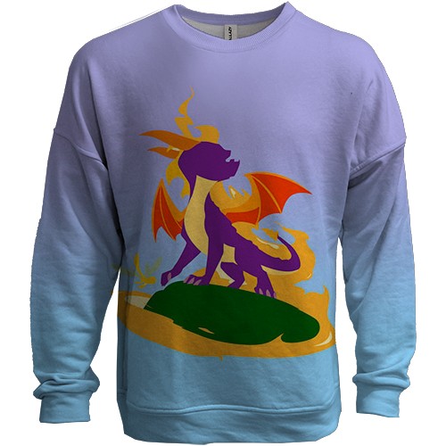 3D свитшот Spyro the Dragon