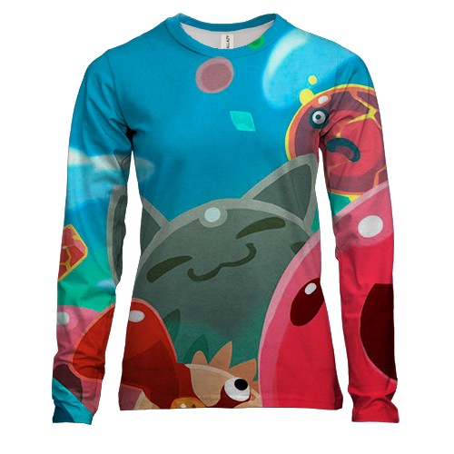 Женский 3D лонгслив Slime Rancher