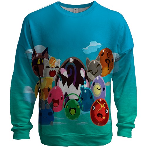 3D свитшот Slime Rancher - slime