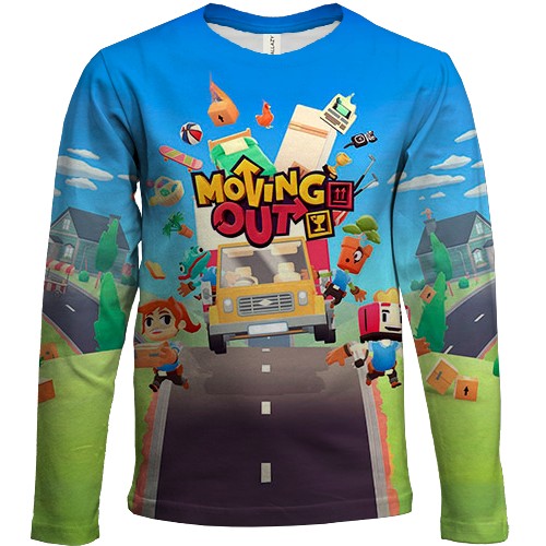 Дитячий 3D лонгслів Moving Out