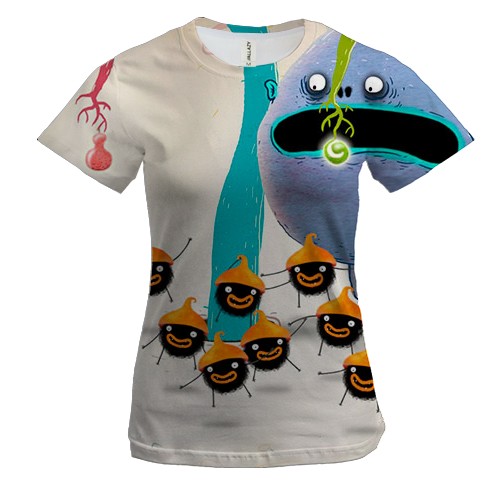 Жіноча 3D футболка CHUCHEL