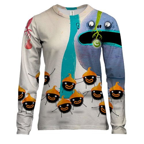 Жіночий 3D лонгслів CHUCHEL