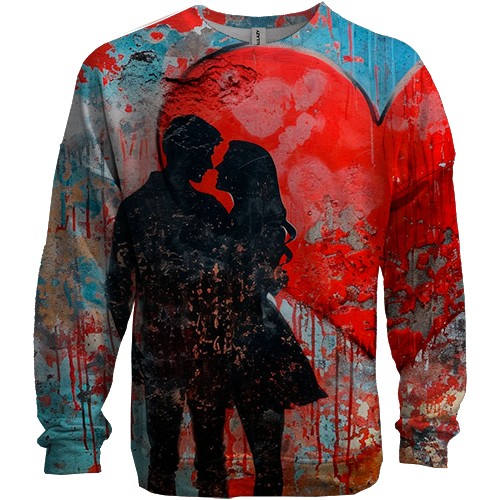 3D свитшот Love couple, Romantic