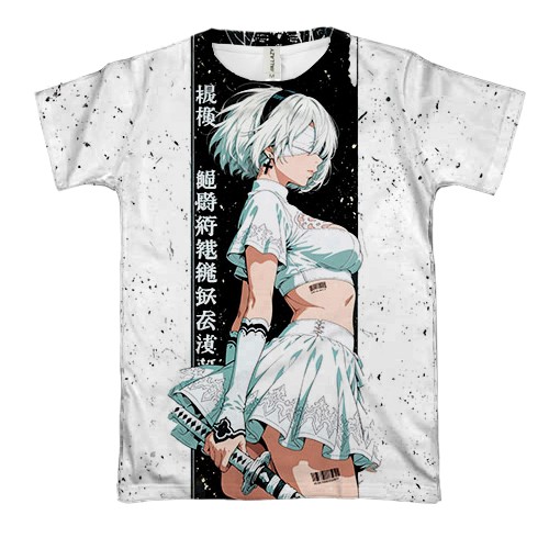 3D футболка YoRHa No.2 Type B