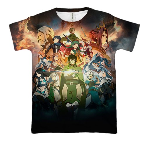 3D футболка Восхождение Героя Щита