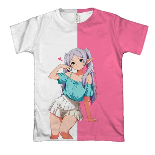 3D футболка Frieren pink