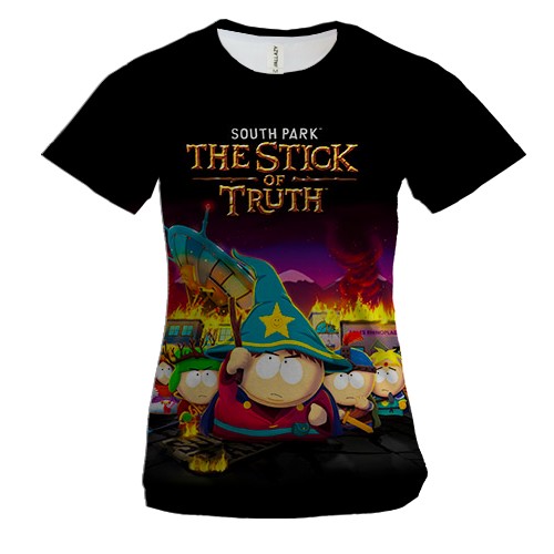 Женская 3D футболка South Park - The Stick of Truth