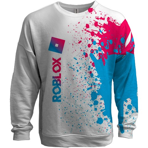 3D світшот Roblox яскраві фарби