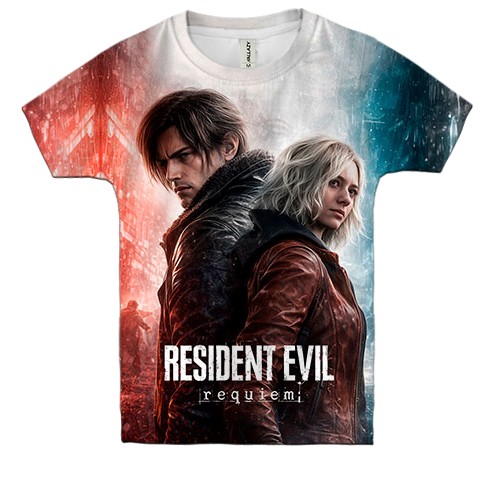 Детская 3D футболка Resident Evil Requiem