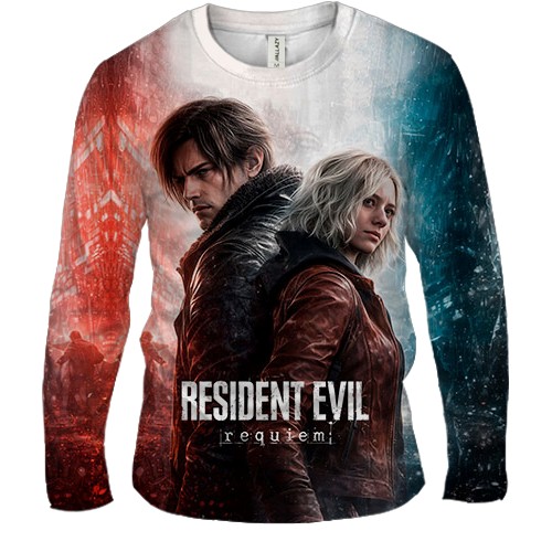 Мужской 3D лонгслив Resident Evil Requiem