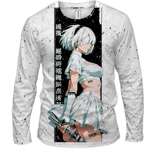 Мужской 3D лонгслив YoRHa No.2 Type B