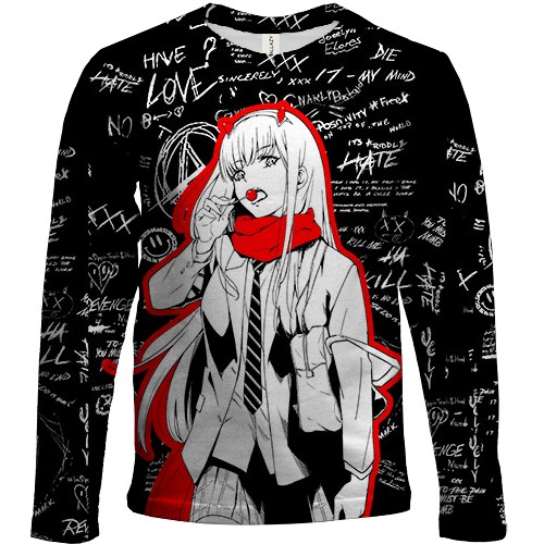 Дитячий 3D лонгслів 02 - Милий у Франксі