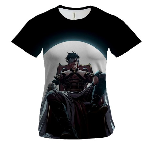 Женская 3D футболка Record of Ragnarok - Qin Shi Huang