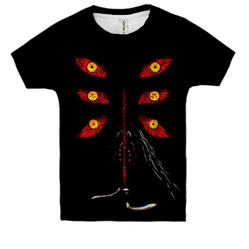 Детская 3D футболка Kokushibo eyes - Demon Slayer