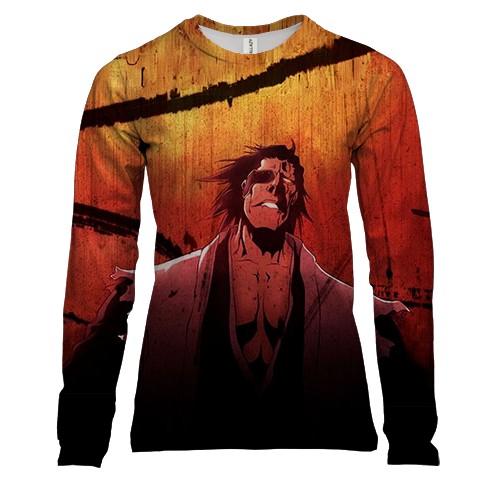 Жіночий 3D лонгслів Bleach - Kenpachi