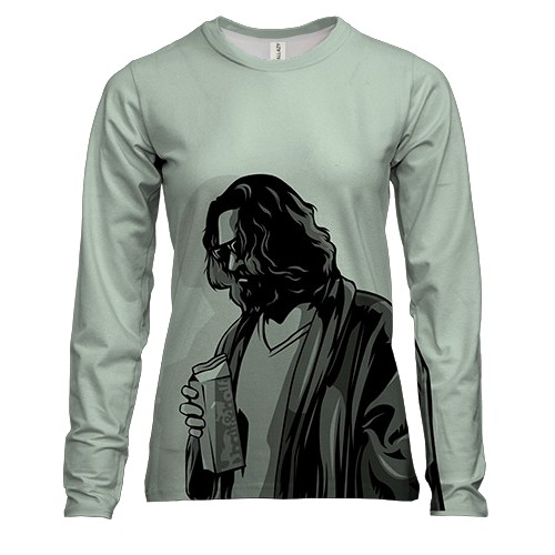 Женский 3D лонгслив The Big Lebowski