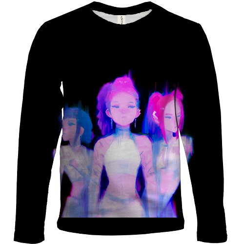 Детский 3D лонгслив KPop DH art