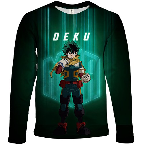 Дитячий 3D лонгслів Deku - MHA