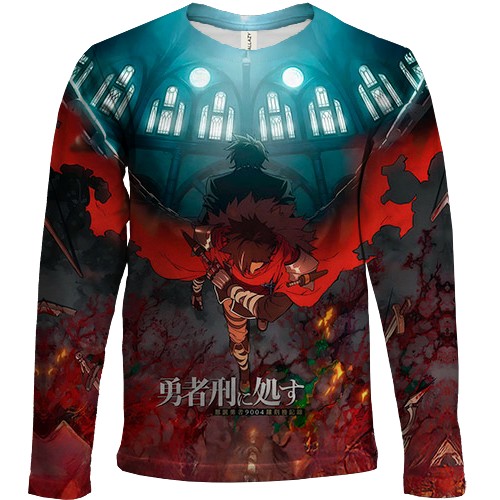 Дитячий 3D лонгслів Засуджений бути героєм