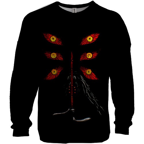 3D свитшот Kokushibo eyes - Demon Slayer