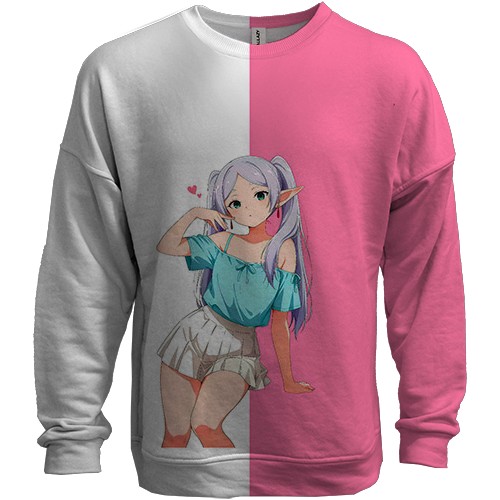 3D світшот Frieren pink