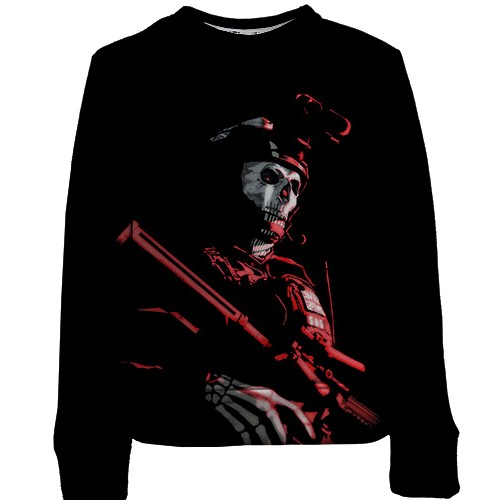 Детский 3D свитшот Ghost - Call of Duty