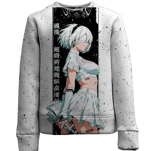 Дитячий 3D світшот YoRHa No.2 Type B