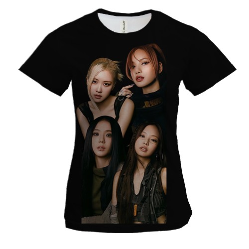 Жіноча 3D футболка Blackpink Band
