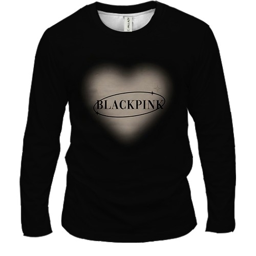 Мужской 3D лонгслив Blackpink Heart